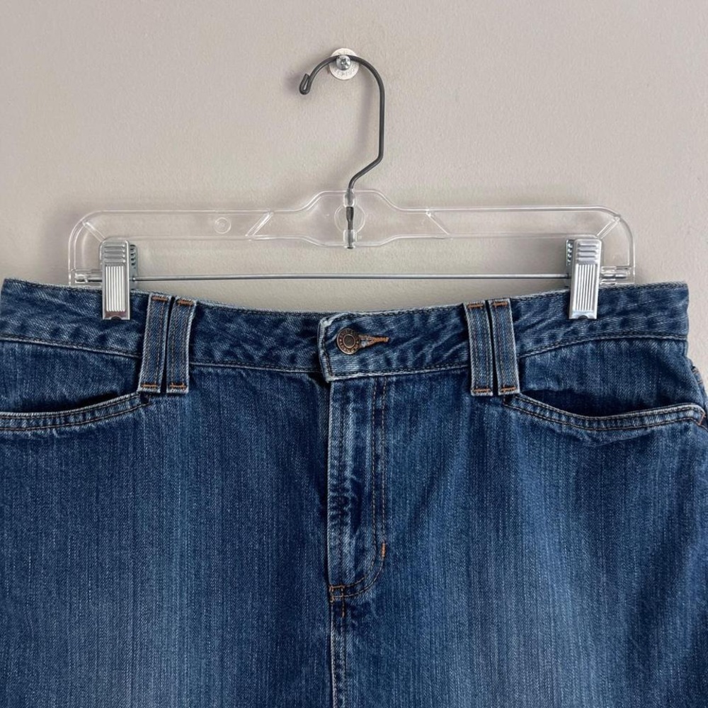 VINTAGE OLD NAVY DISTRESSED DENIM MINI SKIRT‎ - Picture 4 of 7